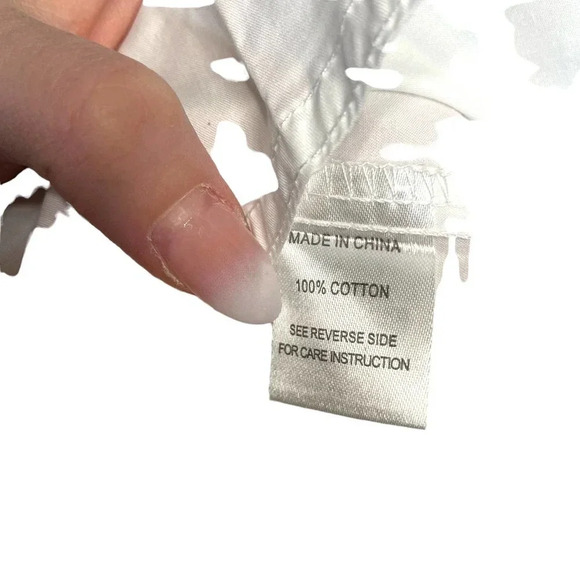 Monat Gear Monat Button Down Shirt White Start Logo Size Medium - Picture 11 of 12